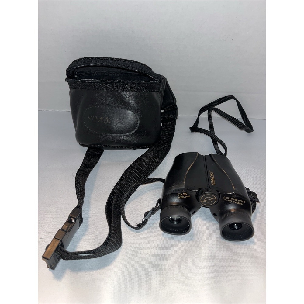 Simmons Binoculars 7-15x25 Compact Model 24157  Fully Coated Optics With‎ Case